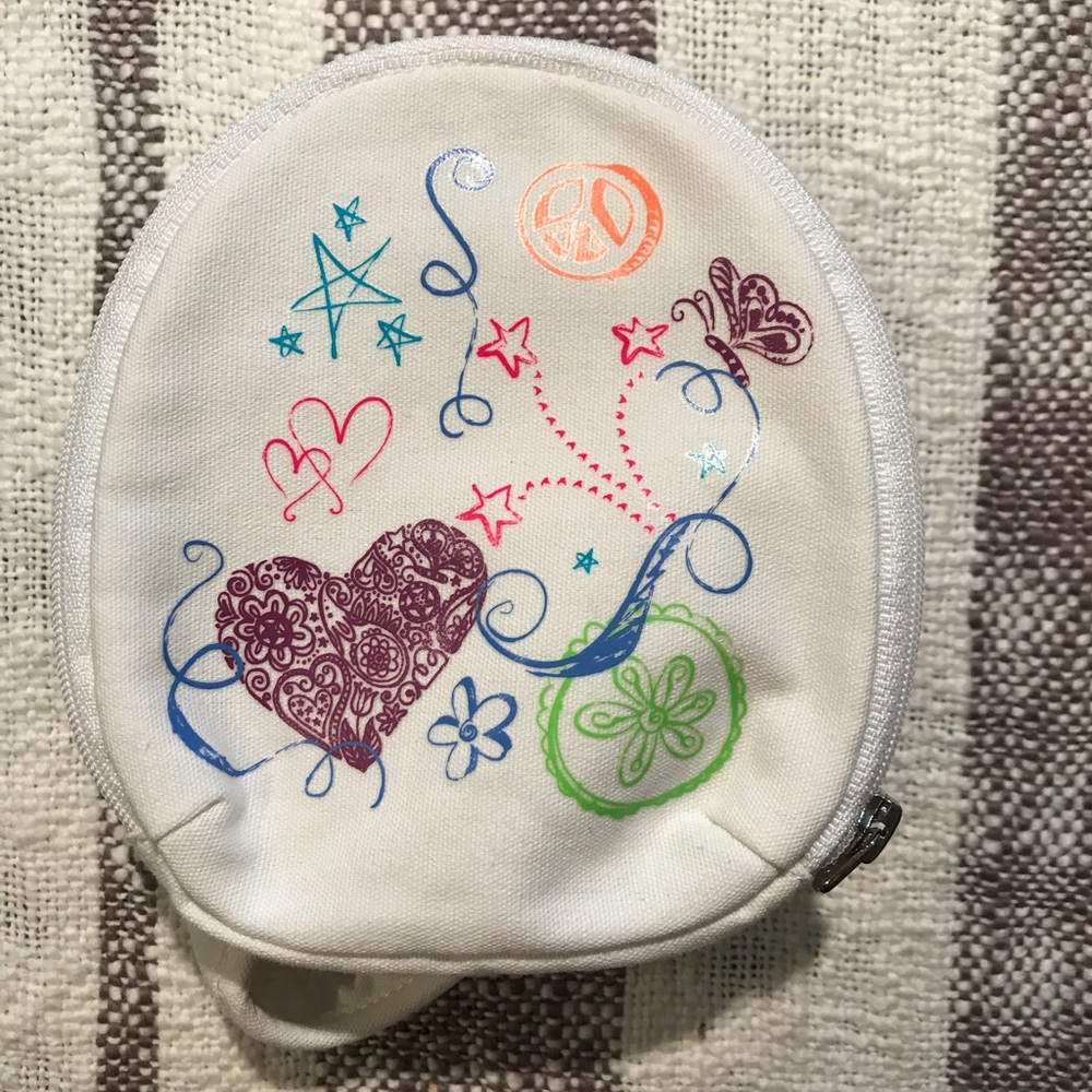 American Girl White backpack w/school supplies.